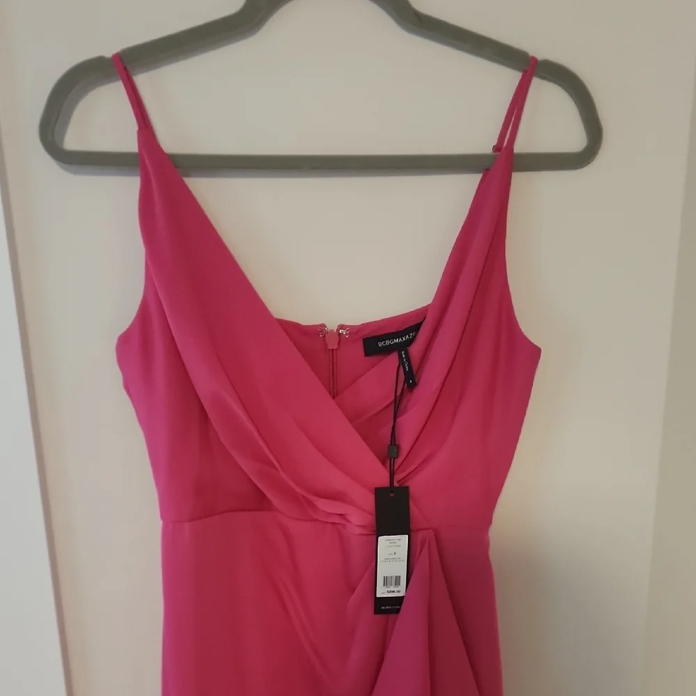 BCBGMaxAzria Fuchsia High Low Dress - Picture 2 of 2